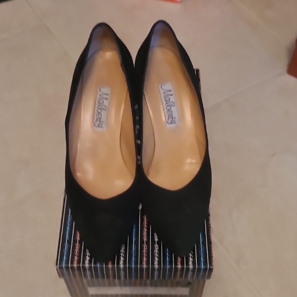 Black Suede Women's Shoes